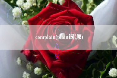 complain(plain词源)